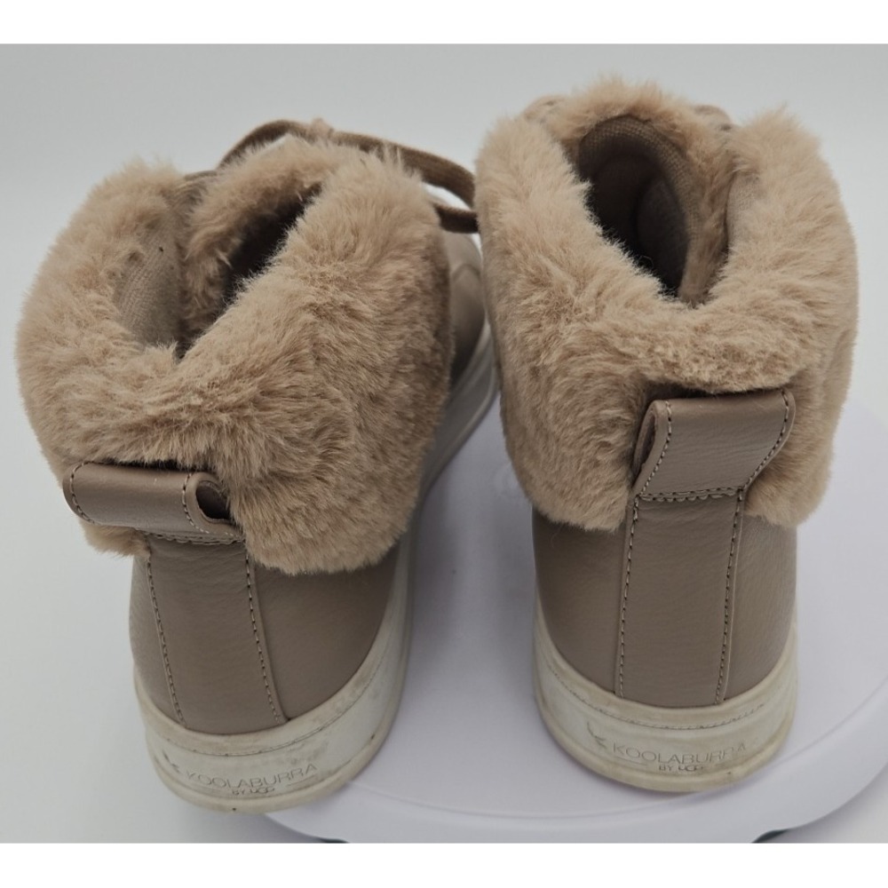 Koolaburra UGG Sundell Fuzz EUC W/11 Chukka Tan Faux Fur High Top Sneaker EUC - Picture 5 of 15